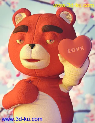 3D打印模型PTF Teddy Cute and Creepy Texture Pack的图片