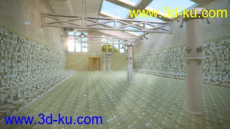 Public Shower Bundle Pack模型的图片1