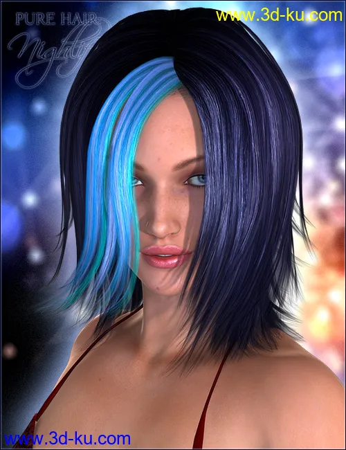 Pure Hair -Nightlife for Genesis模型的图片4