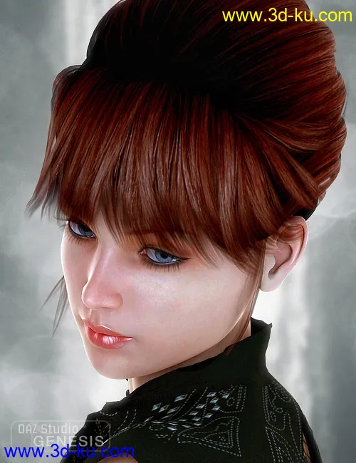 Pure Hair Retro for Genesis模型的图片1