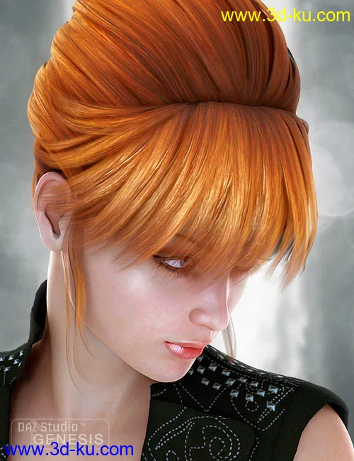 Pure Hair Retro for Genesis模型的图片3