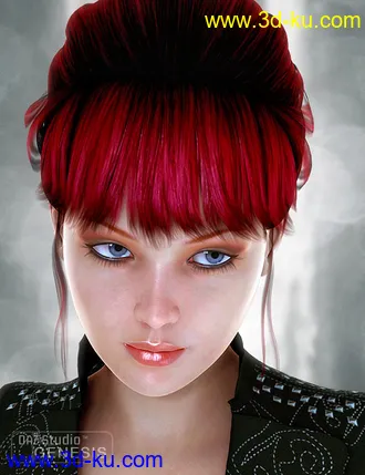 3D打印模型Pure Hair Retro for Genesis的图片