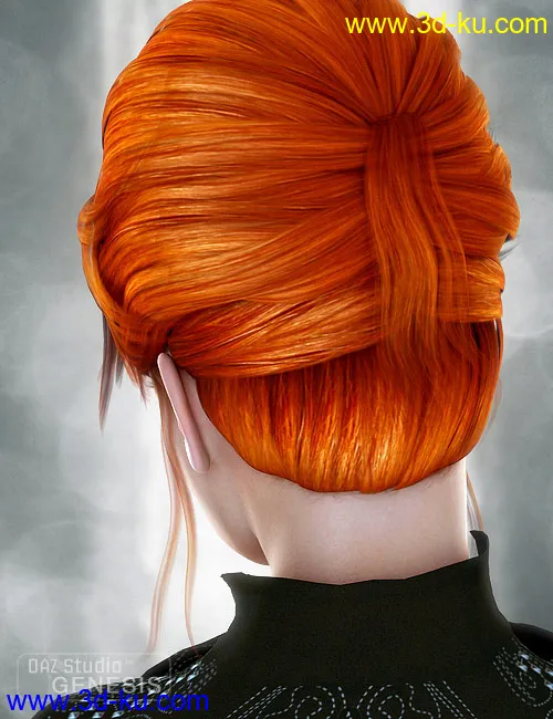 Pure Hair Retro for Genesis模型的图片7