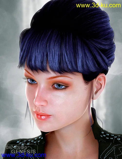 Pure Hair Retro for Genesis模型的图片9