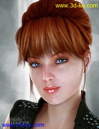 3D打印模型Pure Hair Retro for Genesis的图片