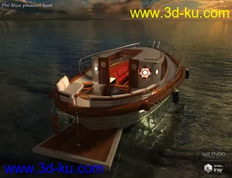 3D打印模型PW Ibiza Pleasure Boat的图片