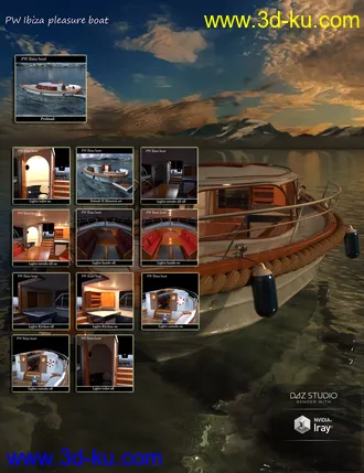 3D打印模型PW Ibiza Pleasure Boat的图片