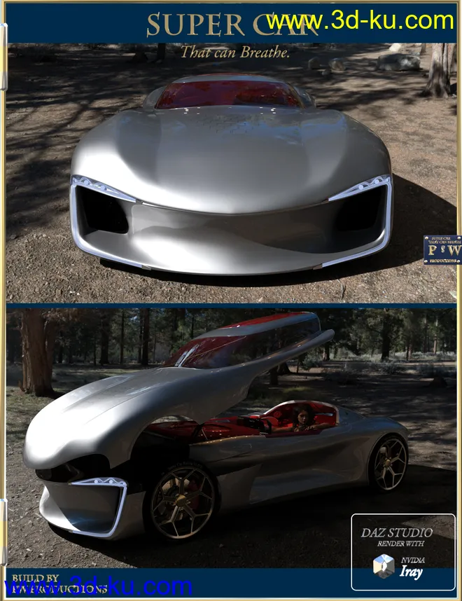PW Super Car Iray模型的图片1