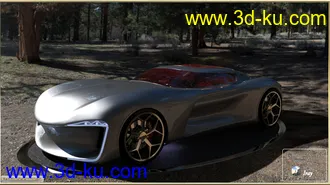 3D打印模型PW Super Car Iray的图片