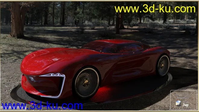 PW Super Car Iray模型的图片11