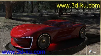 3D打印模型PW Super Car Iray的图片