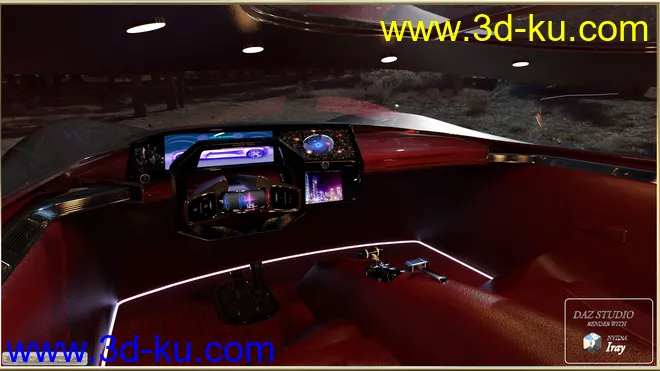 PW Super Car Iray模型的图片12