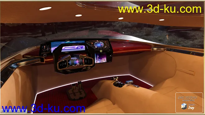 PW Super Car Iray模型的图片13