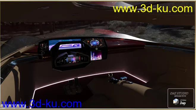 PW Super Car Iray模型的图片14