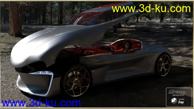PW Super Car Iray模型的图片17