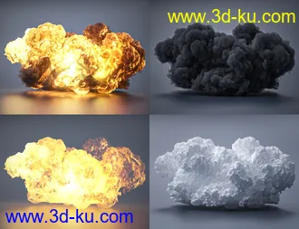 3D打印模型Pyromantix - Volumetric Explosions的图片