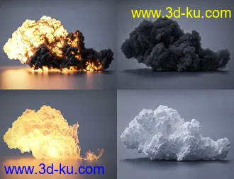 3D打印模型Pyromantix - Volumetric Explosions的图片