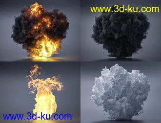 3D打印模型Pyromantix - Volumetric Explosions的图片
