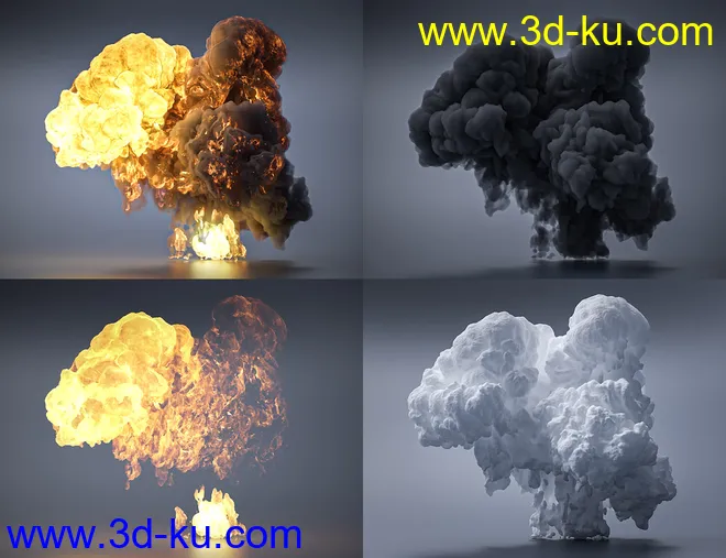 Pyromantix - Volumetric Explosions模型的图片9