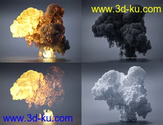 3D打印模型Pyromantix - Volumetric Explosions的图片