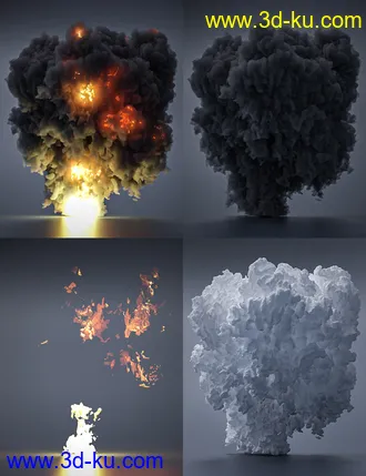 3D打印模型Pyromantix - Volumetric Explosions的图片