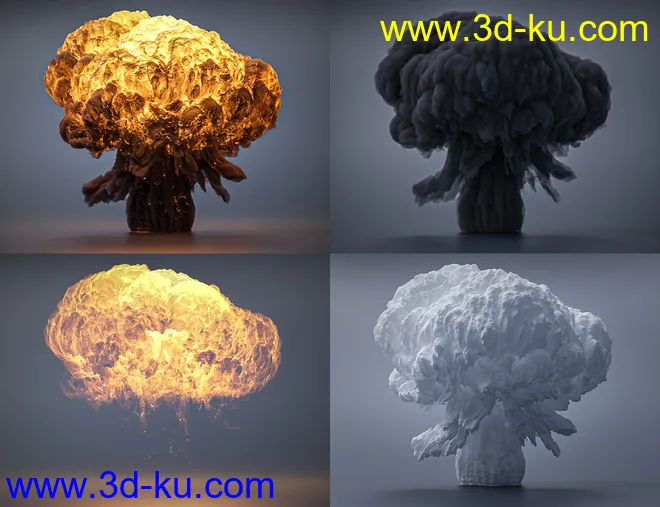 Pyromantix - Volumetric Explosions模型的图片11