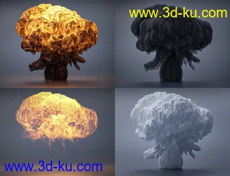 3D打印模型Pyromantix - Volumetric Explosions的图片