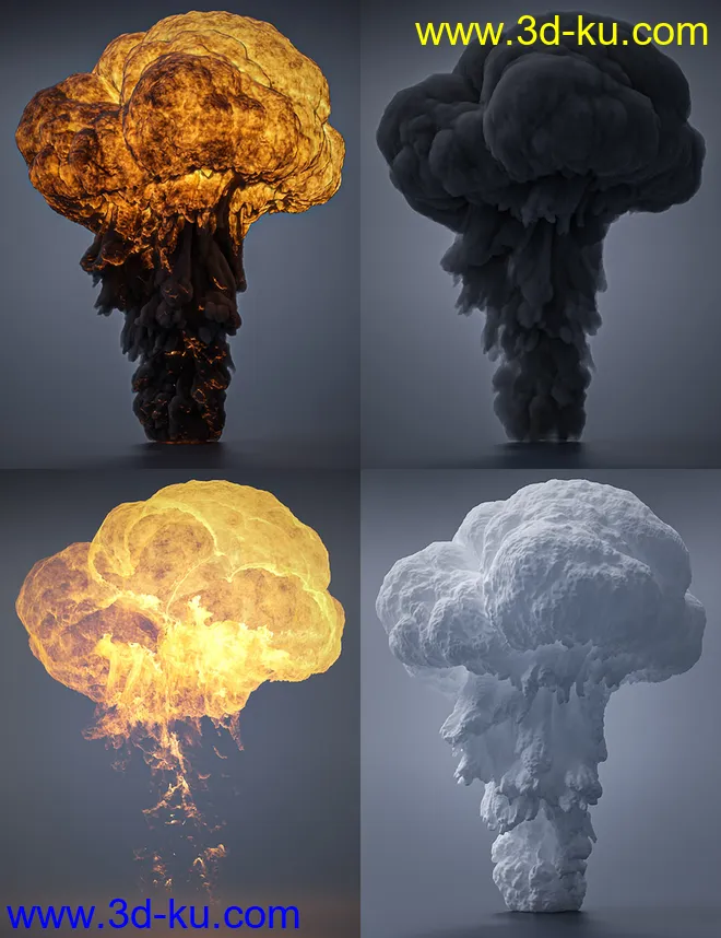 Pyromantix - Volumetric Explosions模型的图片12