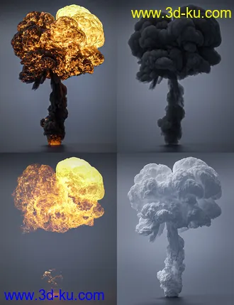 3D打印模型Pyromantix - Volumetric Explosions的图片