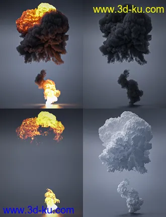 3D打印模型Pyromantix - Volumetric Explosions的图片