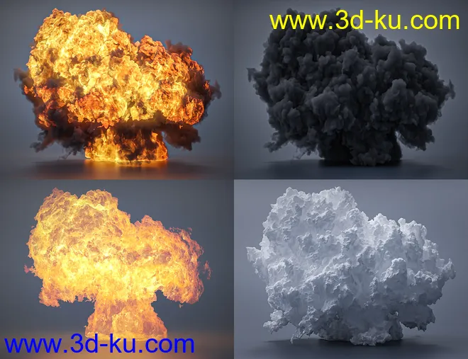 Pyromantix - Volumetric Explosions模型的图片15