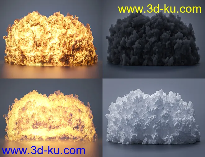 Pyromantix - Volumetric Explosions模型的图片16