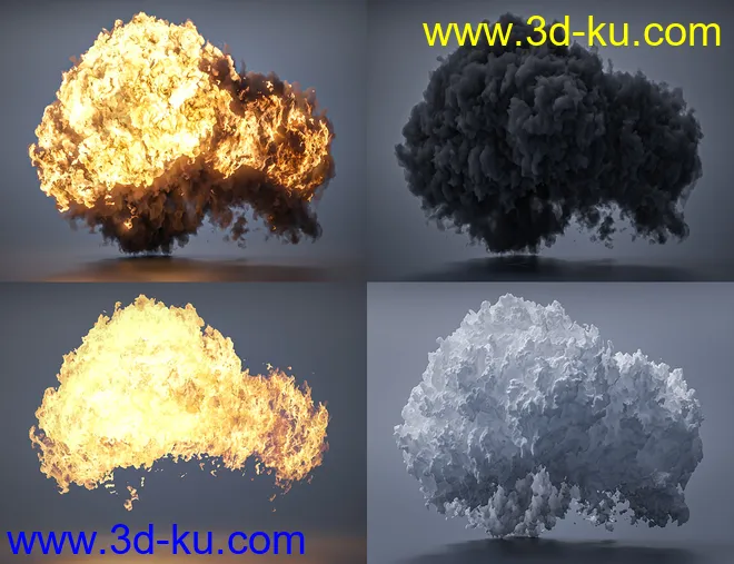 Pyromantix - Volumetric Explosions模型的图片17