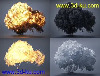 3D打印模型Pyromantix - Volumetric Explosions的图片