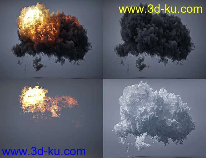 Pyromantix - Volumetric Explosions模型的图片18
