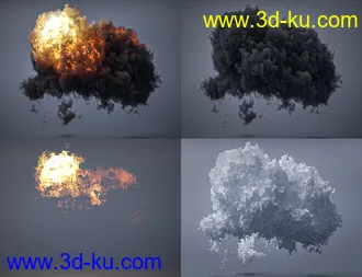 3D打印模型Pyromantix - Volumetric Explosions的图片