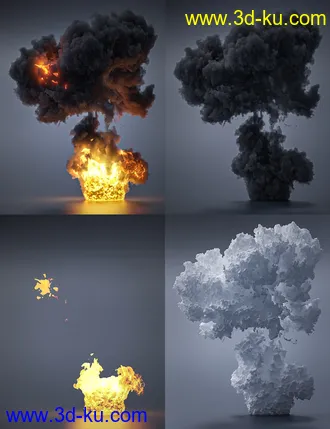 3D打印模型Pyromantix - Volumetric Explosions的图片