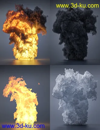 3D打印模型Pyromantix - Volumetric Explosions的图片