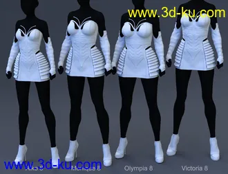 3D打印模型Queen Bee Outfit for Genesis 8 Female(s)的图片