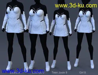 3D打印模型Queen Bee Outfit for Genesis 8 Female(s)的图片