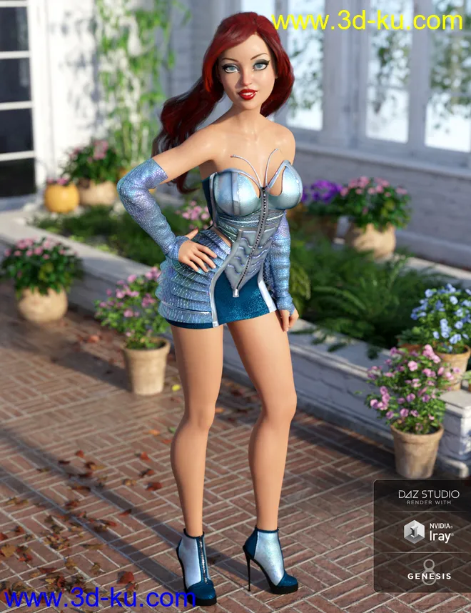 Queen Bee Outfit Textures模型的图片5
