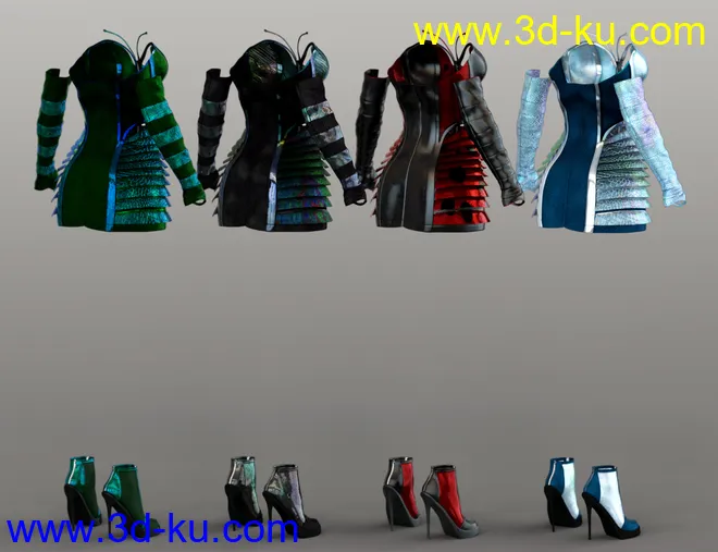 Queen Bee Outfit Textures模型的图片7