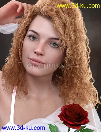 3D打印模型Rapael Tight Curls for G3 and G8 Males and Females的图片