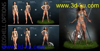 3D打印模型Ravna HD for Genesis 8 Female的图片