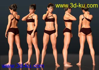 3D打印模型Ravna HD for Genesis 8 Female的图片