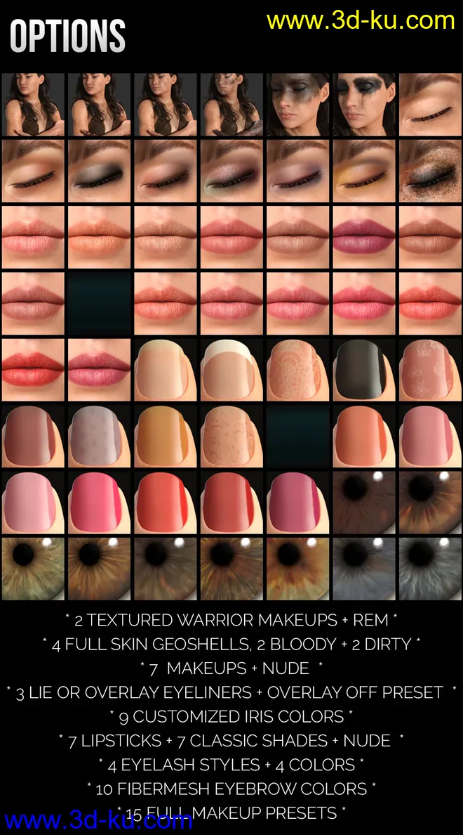 Ravna HD for Genesis 8 Female模型的图片17