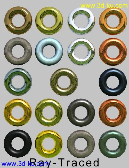 Real Metals for DAZ Studio模型的图片4