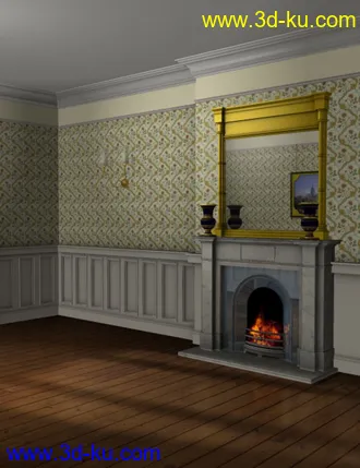 3D打印模型Regency Dining Room的图片