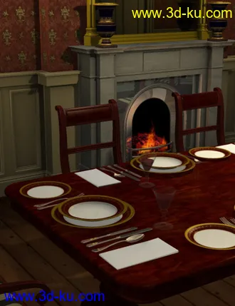 3D打印模型Regency Tableware的图片