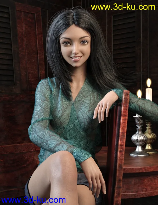 Reiko for Genesis 8 Female模型的图片2